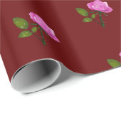 Rosenblüte Geschenkpapier (Rolleneckpunkt)