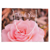 Rosenblüte Große Geschenktüte (Rückseite)