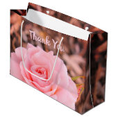 Rosenblüte Große Geschenktüte (Vorderseite Schrägansicht)