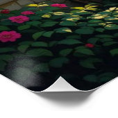 Rosenblüte Poster (Ecke)