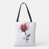 Rosenblüte Tasche (Rückseite)
