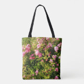 Rosenblüte Tote Tasche (Rückseite)