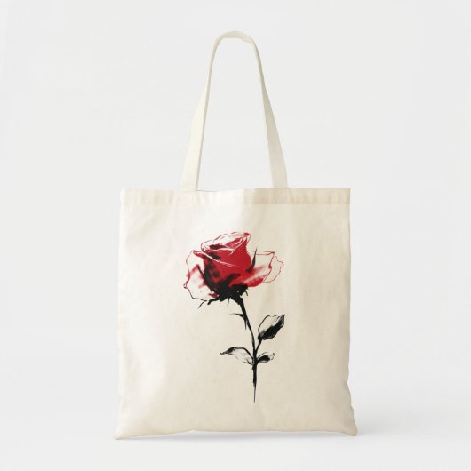Rosenblüte Tragetasche (Vorne)