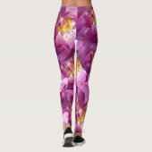 Rosenblüten Elegante Leggings (Rückseite)