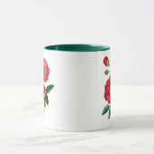 Rosenblüten, farbenfroh rot, tasse (Zentrum)