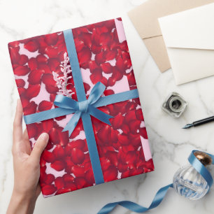 Rosenblüten geschenkpapier