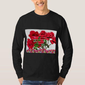 Rosenblüten-Naturbild - Botanischer Garten T-Shirt