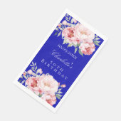 Rosenblütenblütenblüten Serviette (Ecke)