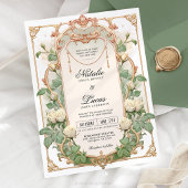 Rosenblütenfest Hochzeit Einladung