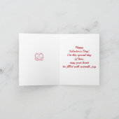 Rosenblütenherzen Valentinstag Geschenke Einladung (Innenseite)