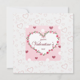 Rosenblütenherzen Valentinstag Geschenke Einladung