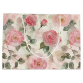 Rosenblütenhochzeit Große Geschenktüte (Rückseite)