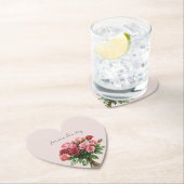 Rosenblütenhochzeit Rosenblume Untersetzer (Vor Ort)