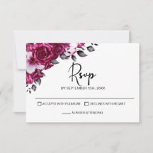 Rosenblütenhochzeit RSVP