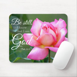 Rosenblütensträucher werden immer noch Psalm 46: Mousepad