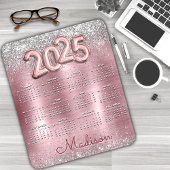 Rosenblütler-Monogramm 2025 Mousepad