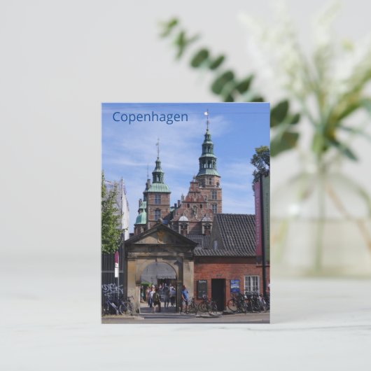 Rosenborg Castle in Kopenhagen, Dänemark Postkarte (Stehend Vorderseite)
