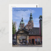 Rosenborg Castle in Kopenhagen, Dänemark Postkarte (Vorne/Hinten)