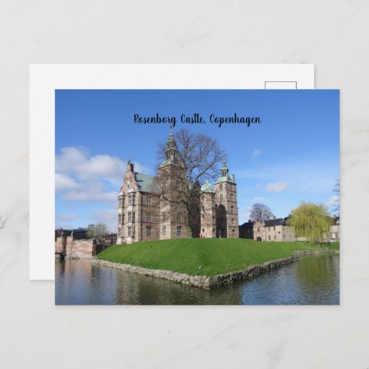 Rosenborg Castle, Kopenhagen, Dänemark Postkarte (Vorne/Hinten)