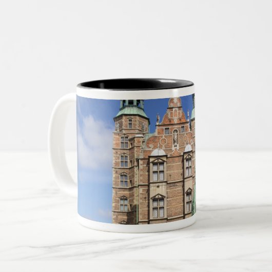 Rosenborg Palace, Kopenhagen, Dänemark Zweifarbige Tasse (Vorderseite Links)