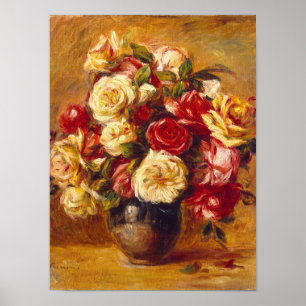 Rosenbouquet, Auguste Renoir Poster