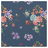 Rosenbouquet-Blumenmuster Stoff (Nahaufnahme)
