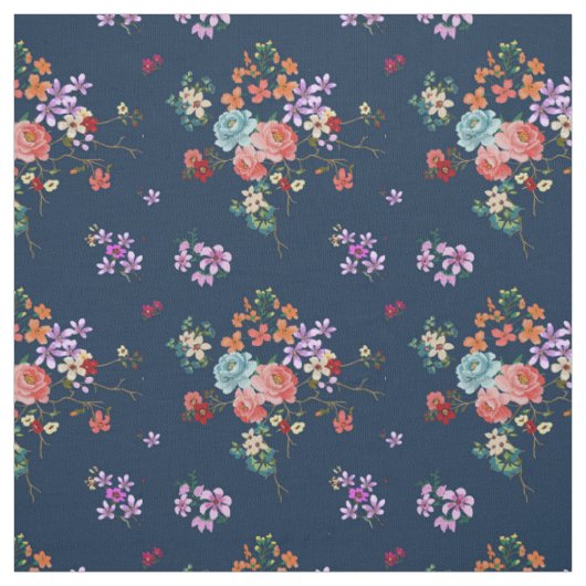 Rosenbouquet-Blumenmuster Stoff (Muster)