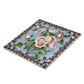 Rosenbouquet-Fliese Fliese (Seite)
