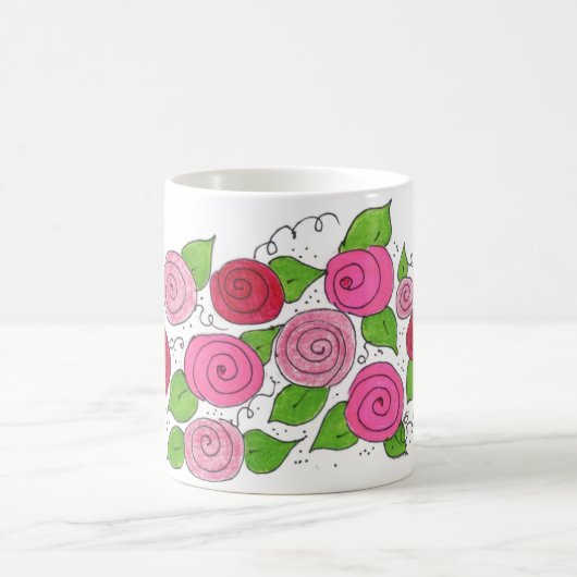 Rosenbouquet Kaffeetasse (Mittel)