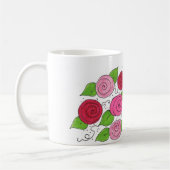 Rosenbouquet Kaffeetasse (Links)