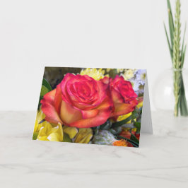 Rosenbouquet Karte