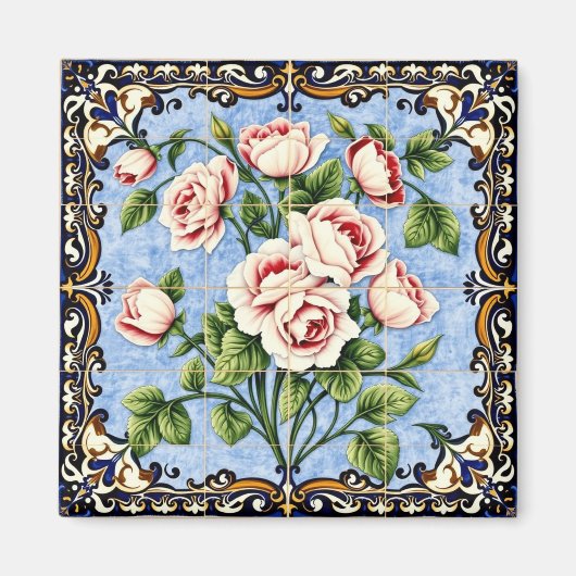Rosenbouquet-Magnet Magnet (Vorne)