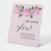 Rosenbraun mit Duftverschluss Lasse Liebe glänzen Sockelschild (Vorderseite)