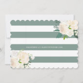 Rosenbraut| Babydusche Einladung (Rückseite)