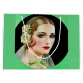 Rosenbraut Große Geschenktüte (Rückseite)