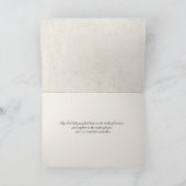 Rosenbukett auf Buchbasis Beileid Karte (Innenseite)