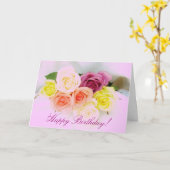 Rosenbukett Karte (Gelbe Blume)