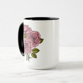 Rosenbukett Tasse (Vorderseite Links)