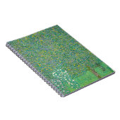 Rosenbüsche unter den Bäumen, 1905 von Gustav Klim Notizblock (Rechte Seite)