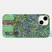 Rosenbüsche unter den Bäumen, Gustav Klimt Case-Mate iPhone Hülle (Rückseite (Horizontal))