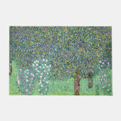 Rosenbüsche unter den Bäumen, Gustav Klimt Fußmatte (Vorderseite)
