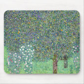 Rosenbüsche unter den Bäumen, Gustav Klimt Mousepad (Vorne)