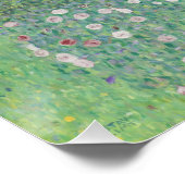 Rosenbüsche unter den Bäumen - Gustav Klimt Poster (Ecke)