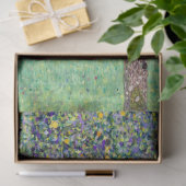 Rosenbüsche unter den Bäumen, Gustav Klimt Seidenpapier (Geschenk)