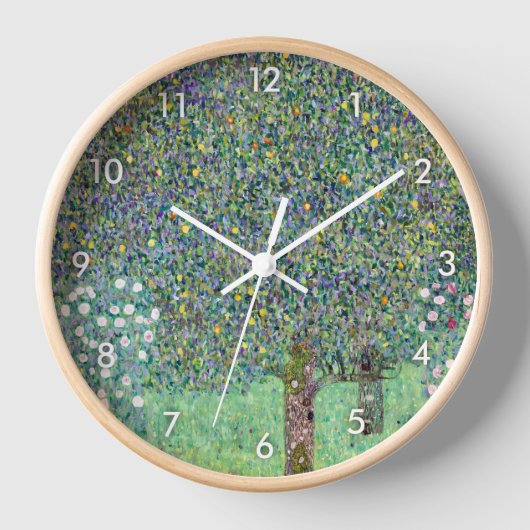 Rosenbüsche unter den Bäumen, Gustav Klimt Uhr (Vorderseite)