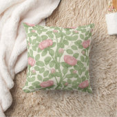 Rosencreme Kissen (Decke)