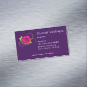 Rosendarstellung Magnetische Visitenkarte (Beispiel)