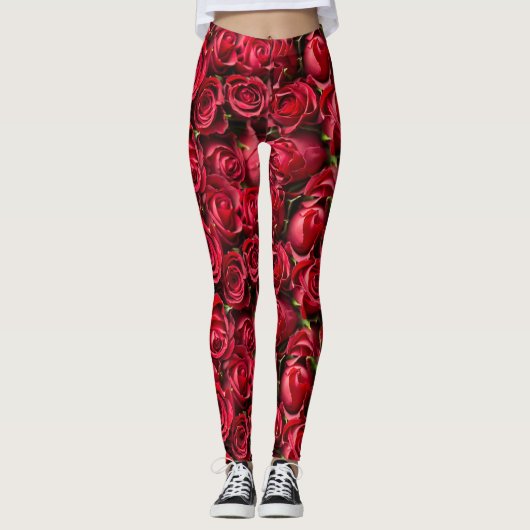 Rosendruck-Leggings Leggings (Vorderseite)