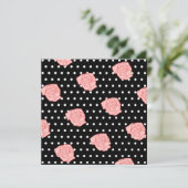 Roseneinladungen Einladung (Stehend Vorderseite)