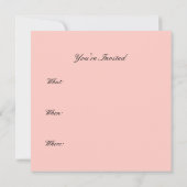 Roseneinladungen Einladung (Rückseite)